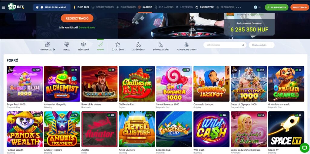 20bet nyerogepes jatekok