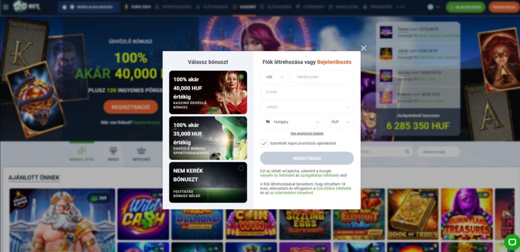 20bet regisztracio
