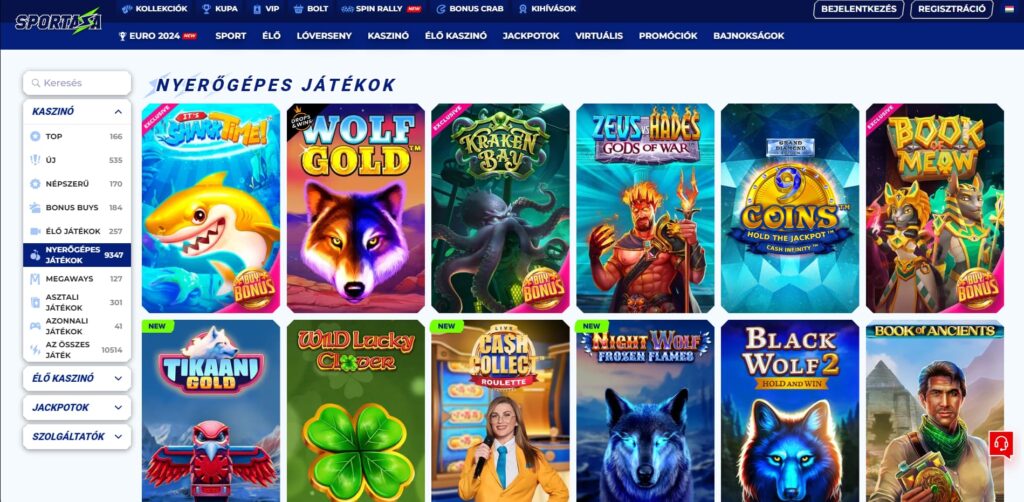 sportaza nyerogepes jatekok