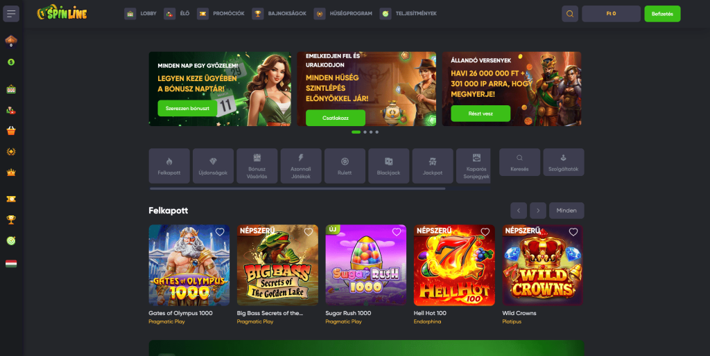 Spinline Casino Magyarország