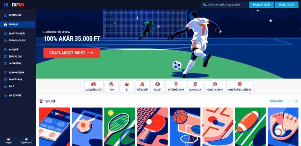 TikiTaka Casino Magyarország