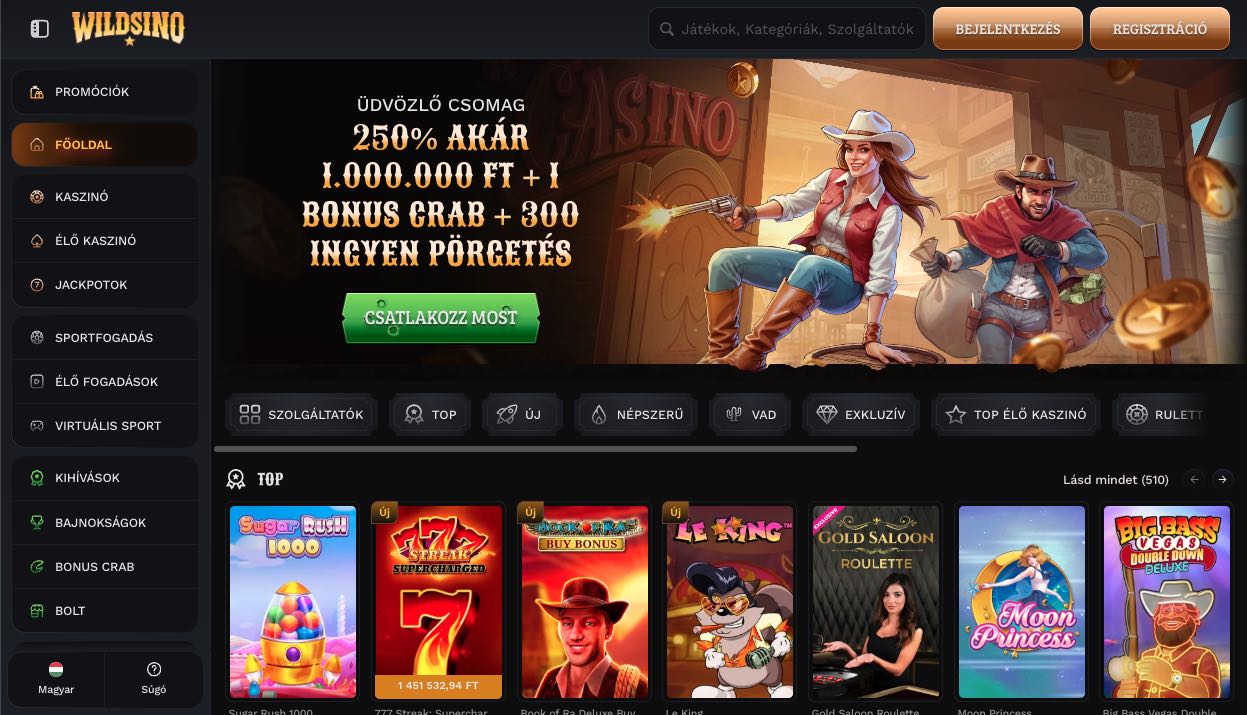Wildsino Casino Magyarország