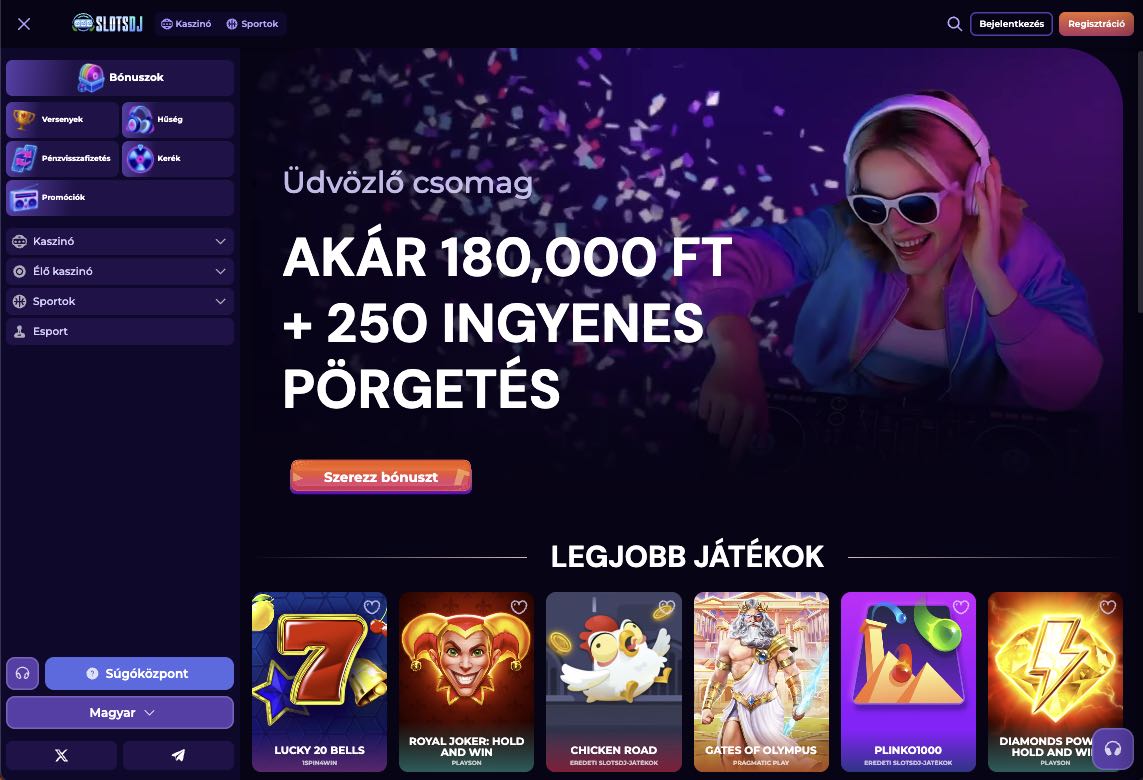 SlotsDJ Casino Magyarország