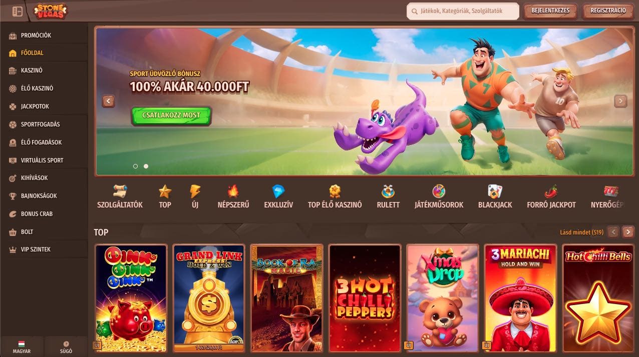 Stonevegas Casino Magyarország