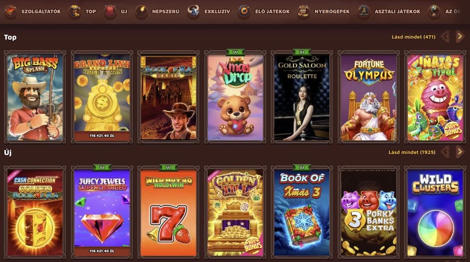 VikingLuck Casino nyerőgépek
