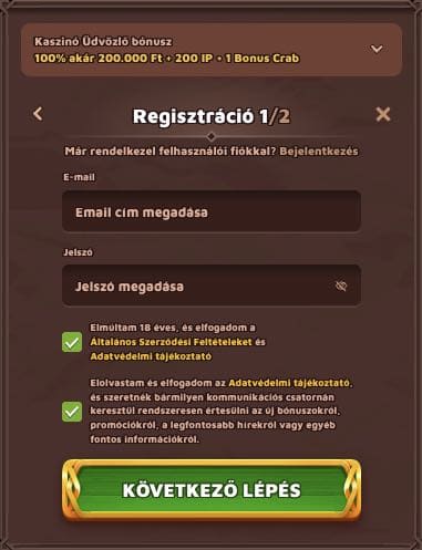 VikingLuck Casino regisztráció