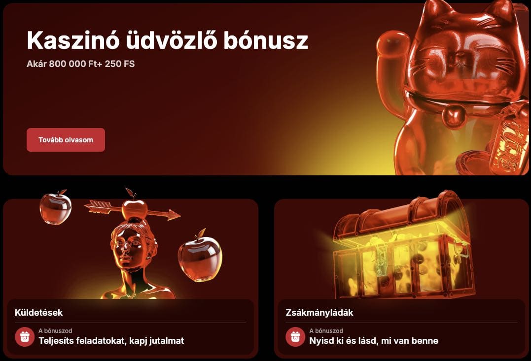 Vulkan Spiele Casino bónuszok