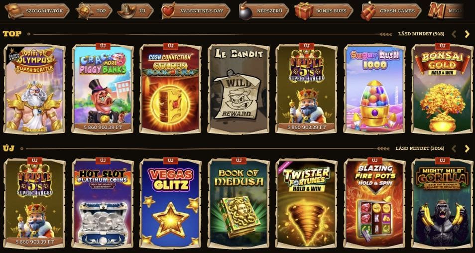 Lizaro Casino nyerőgépek