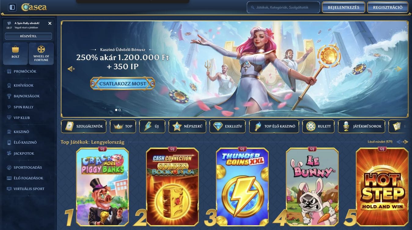 Casea casino Magyarország