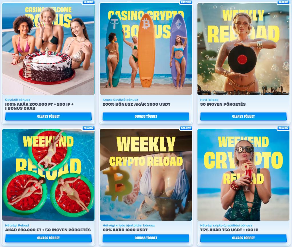 OnlySpins Casino bónuszok