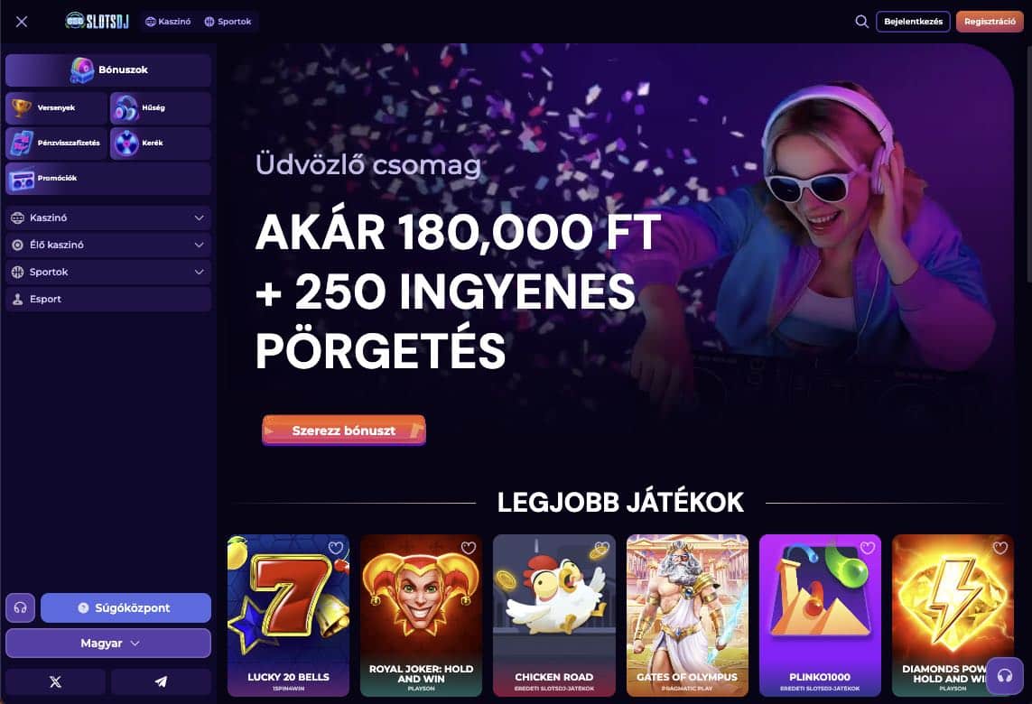 SlotsDJ Casino Magyarország