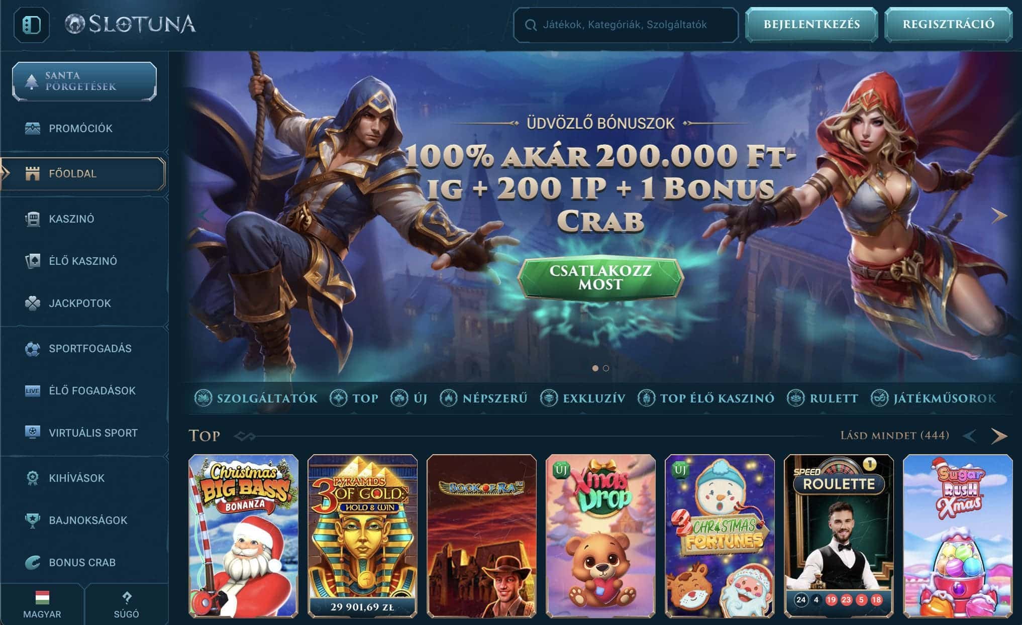 Slotuna Casino Magyarország