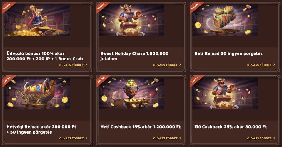 VikingLuck Casino bónuszok