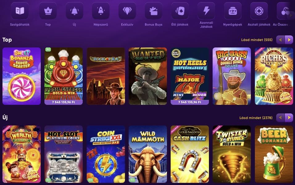 Kingmaker Casino nyerőgépek