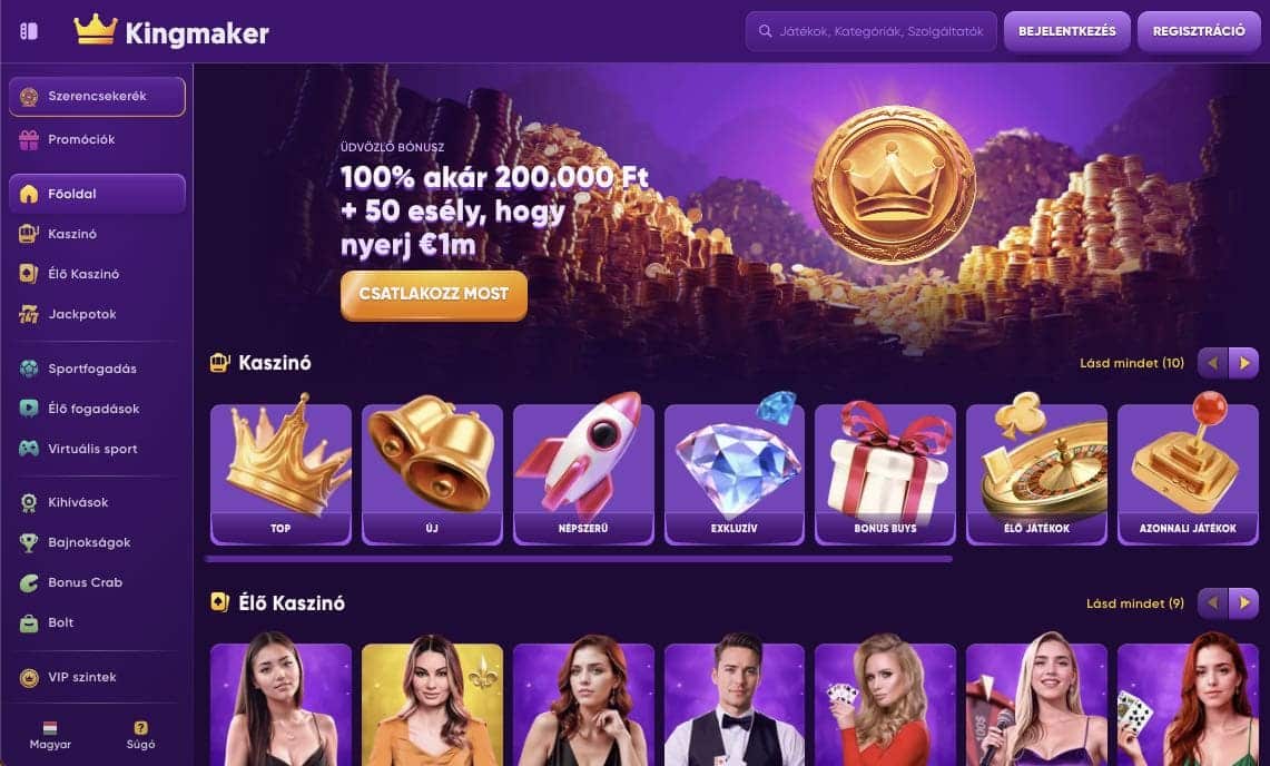 Kingmaker Casino Magyarország